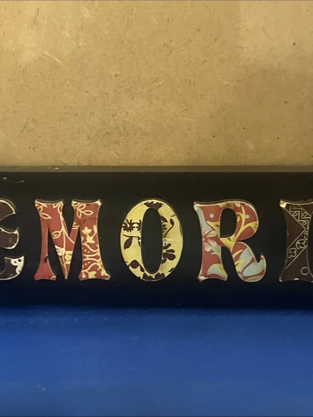 Black 'MEMORIES' Decorative Photo Frame